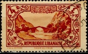 Lebanon; 1930: Sc. # 125: Used Single Stamp