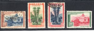 Brazil #446-449  VF  Used,  CV $70.50 .....   0770111