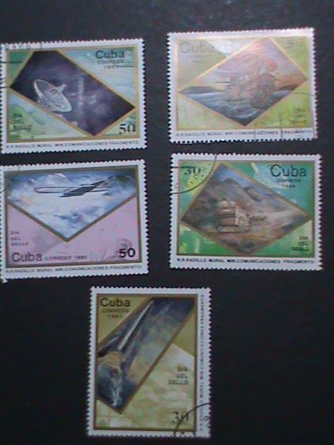 ​CUBA-VERY OLD CUBA-SPACE PROGRAMS STAMPS USED- VF WE SHIP TO WORLD WIDE.