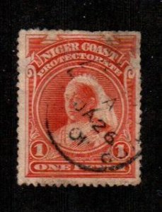 Niger Coast Protectorate #44  Used  Scott $9.00