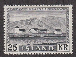 Iceland  # 305, Bessastadir, Presidents Residence, Mint NH, 1/2 Cat.