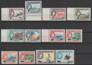 BRITISH VIRGIN ISLANDS 1962 SG 162/73 MNH Cat £29