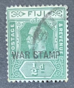 FIJI  1915  HALFPENNY ‘WAR TAX’ SG138b USED