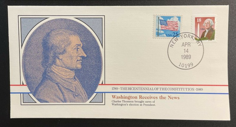 US #2149,2278 On Cover - Bicentennial of Constitution 1787-1987 [BIC66]