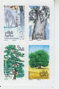 2018 France Trees 12 SA Bklt (Scott NA) MNH