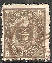 1876 Japan Scott 55 used