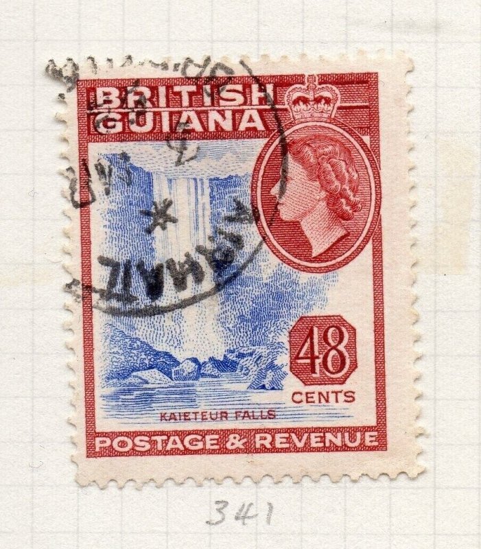British KUT 1953 QEII Early Issue Fine Used 48c. NW-206591