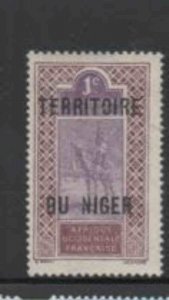 NIGER #1 1921 1c CAMEL & RIDER MINT VF NH O.G