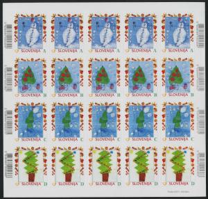 Slovenia 905-20 (MI928-43) Sheets MNH Children's Winter Paintings