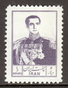 Iran - Scott #1023 - MNH - Typical patchy gum, crease - SCV $5.00