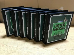 Lot of 6 New Scott United Nations Minuteman 2-Post Stamp Albums $78 Retail Value