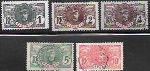 Dahomey #17 - 21 Nice set of 5 stamps