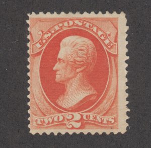 US Sc 178 MLH. 1875 2c vermillion Jackson, fresh, bright, F+