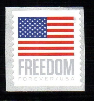 US 2023 Freedom Flag Coil from Roll of 3K - MNH Single