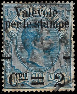 Italy 1890 Sc 59 U vg-f