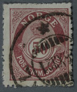 Norway #95 Fine Used Date Cancel 6 XII 21 HRM