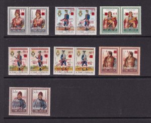 St. Thomas & Prince Sc 450-463 (Red O'Print) set MNH