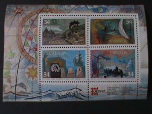 CANADA-1986-SC#1107b  WORLD STAMPS SHOW CAPEX'87-MNH S/S VERY FINE LAST ONE