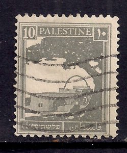 Palestine 1927 - 45 10m Grey/slate? stamp SG 97/b? Used stamp ( L660 )