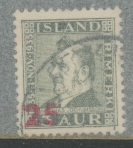 Iceland 236 used (2301A 614)