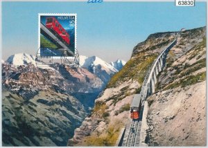 63830 - SWITZERLAND - POSTAL HISTORY:  MAXIMUM CARD 2010-  TRAINS