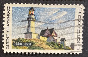 US #1391 Used F/VF 6c Maine Statehood 1970 [G3.9.4]