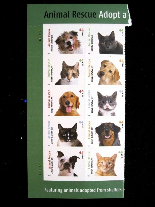 US - SCOTT # 4460a - PLATE # BLOCK 10 - MNH - CAT VAL $18.50 