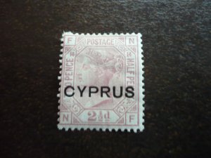 Stamps - Cyprus - Scott# 3 - Plate 14 - Mint Hinged Part Set of 1 Stamp