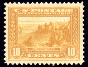 US 400 10c Panama Pacific Expo 1913 San Francisco Bay perf 12 PSAG grade 98 NH