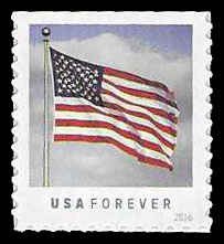 PCBstamps  US #5055 Bk Sgl {47c}U.S. Flag, MNH, (23)