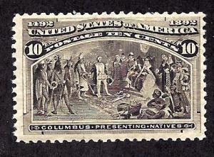 237 Mint,OG,NH... SCV $250.00