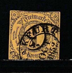 Thurn And Taxis 46 U Numeral (B)