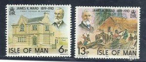 Isle of Man 137-138  Used VF  1978  PD