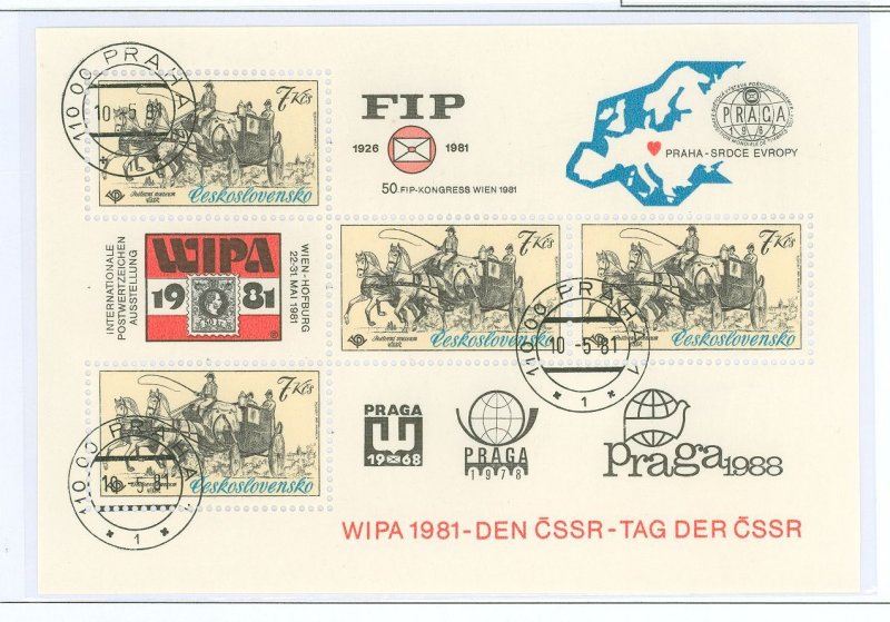 Czechoslovakia & Czech Republic #2347a  Souvenir Sheet