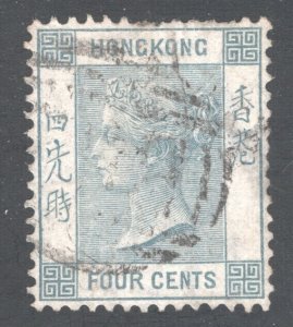 HONG KONG  #10  Used,  F  CV $11.25 ... ..  2730009