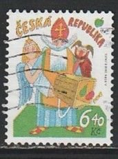 2002 Czech Rep - Sc 3181 - used VF - 1 single - St Nicholas' Day