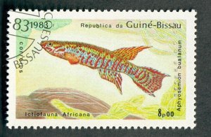 Guinea Bissau 502 Fish used  single