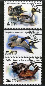 RUSSIA 6009-11 USED BIN $1.00 BIRDS