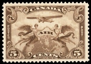 Canada Scott C1 Unused lightly hinged.