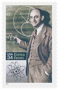 2001 Enrico Fermi -Physicist-Single 34c Postage Stamp, Sc#3533, MNH, OG