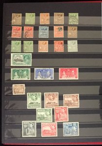 COLLECTION OF MALTA STAMPS FROM CLASSIC TO MODERN IN AN ALBUM - 300 STAMPS