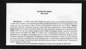 3033 Eastern Bluebird, FDC sheet pair Artmaster