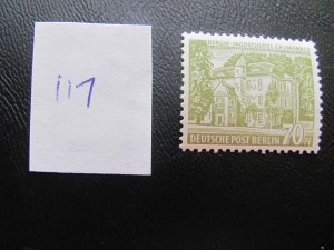 BERLIN 1954 MNH SC 9N110 SINGLE  XF $85 (117)