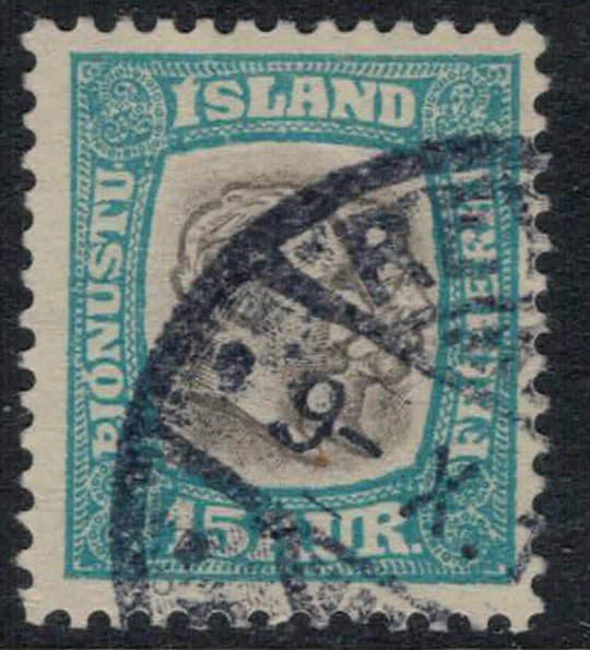 Iceland #O35  CV $11.50