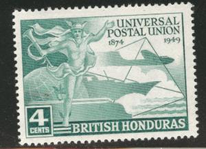 British Honduras Scott 137 MH* 1949 UPU  stamp