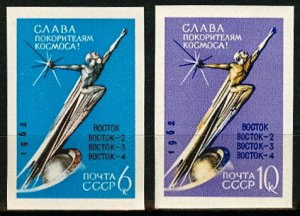 1962 USSR 2670-2671b Monument Into Space! 6,50 €