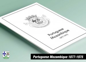 PRINTED PORTUGUESE MOZAMBIQUE 1877-1975 STAMP ALBUM PAGES (58 pages)