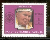 Austria 2005 Pope John Paul II Death, Scott No(s). 1991 MNH