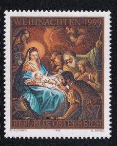 Austria    #1803   MNH  1999   Christmas