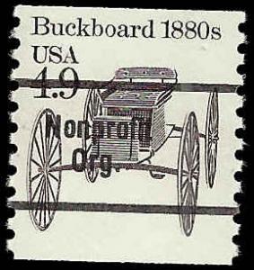 # 2124a MINT NEVER HINGED PRE-CANS. BUCKBOARD